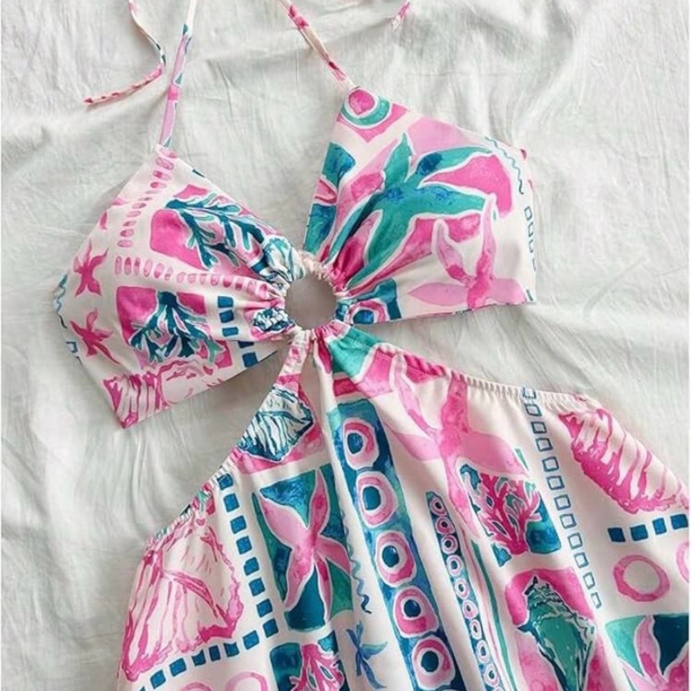 Ocean Patterned Dress - Picture 3 of 5
